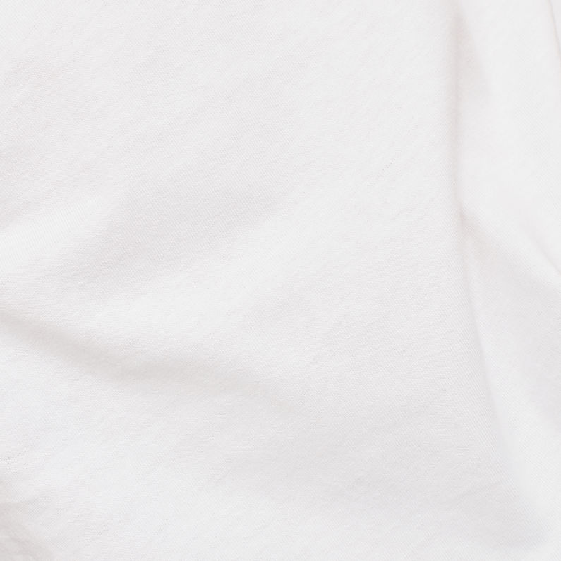 G-Star RAW® Flag Text GR Slim T-Shirt White