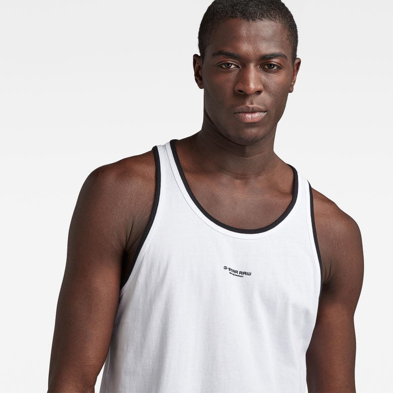 G-Star RAW® Lash GR Tank Top Weiß detail shot