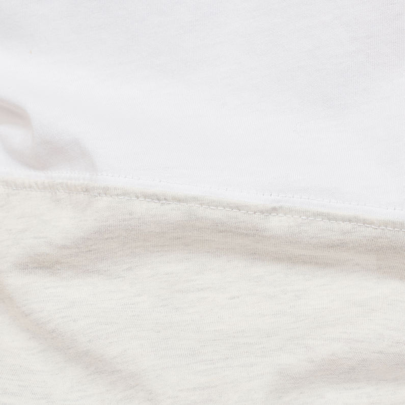 G-Star RAW® Block Stripe GR Tank Top White fabric shot