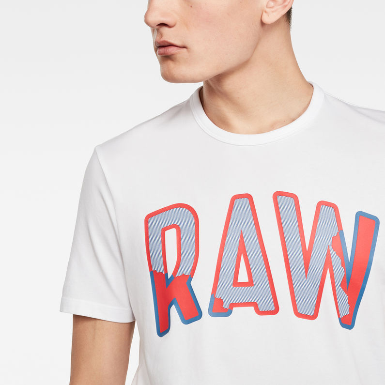 G-Star RAW® Multi Layer RAW GR Slim T-Shirt White