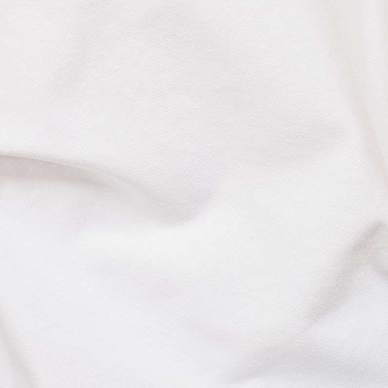 G-Star RAW® Multi Layer RAW GR Slim T-Shirt White fabric shot