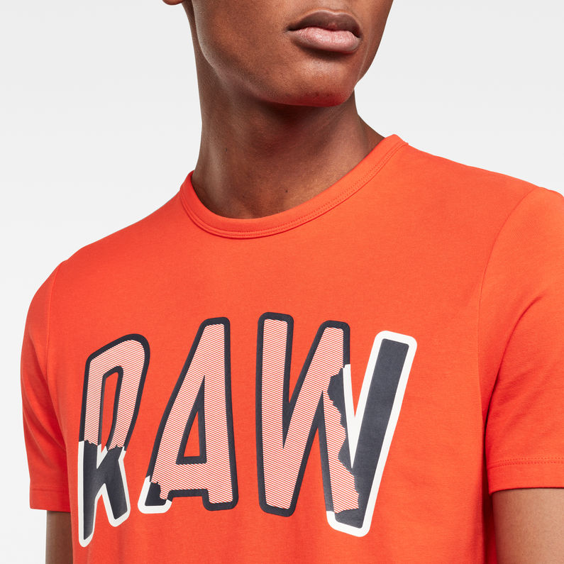 g star raw orange shirt
