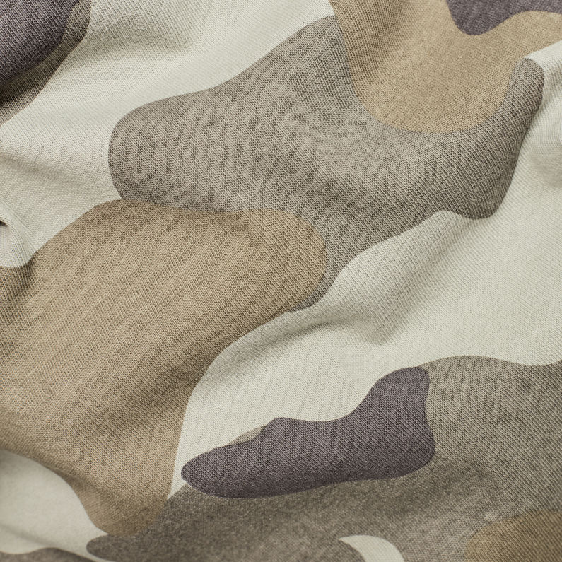 G-Star RAW® T-shirt Camo G-Star GR Vert fabric shot