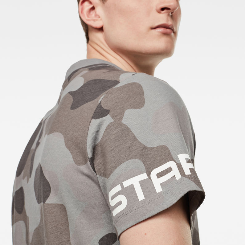 G-Star RAW® Camo Gstar GR T-Shirt 緑 detail shot