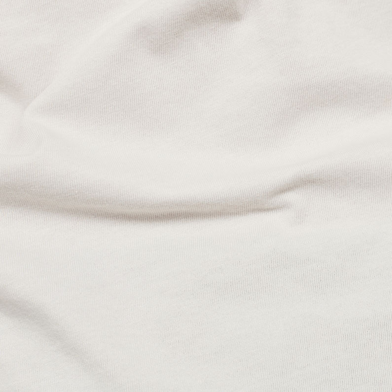 G-Star RAW® Vertical Raw GR Slim Round Neck T-Shirt グレー fabric shot