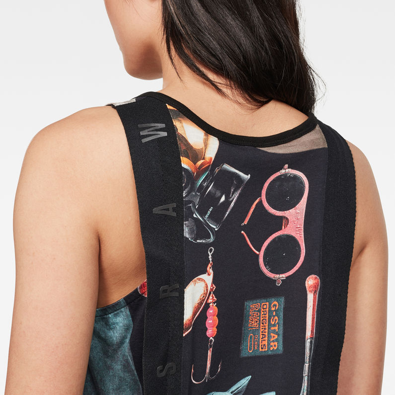 G-STAR® Lyker Allover Kleid Schwarz