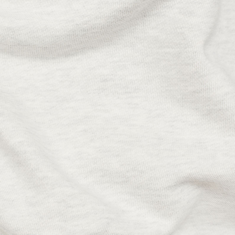 G-Star RAW® Chest Logo GR Sweater White fabric shot