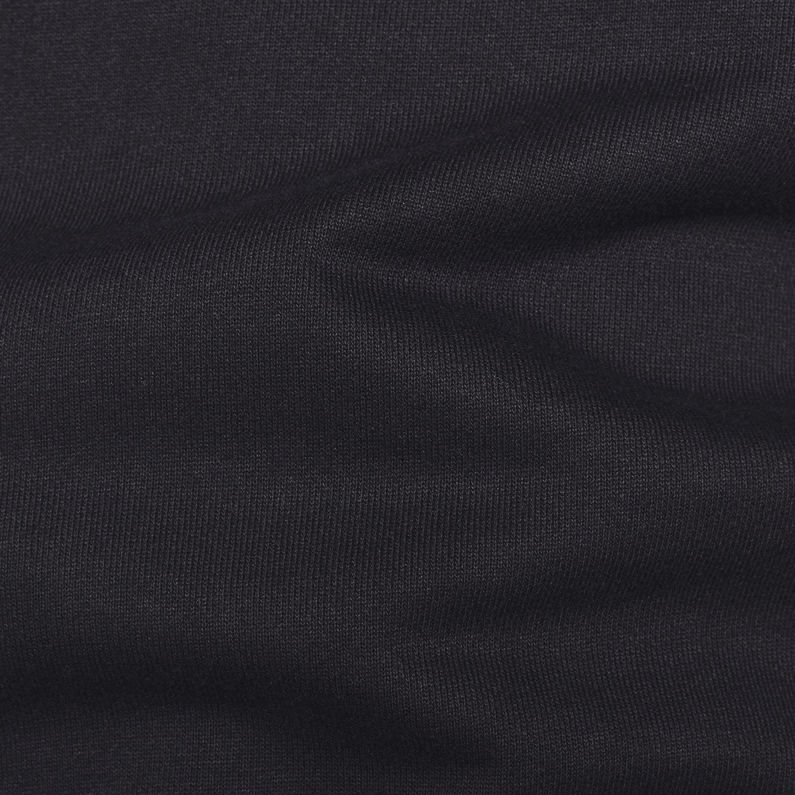 G-Star RAW® Sweat Chest Logo GR Noir fabric shot