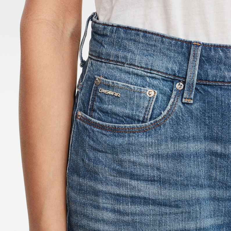 G-STAR® 3301 Pencil Rok Midden blauw