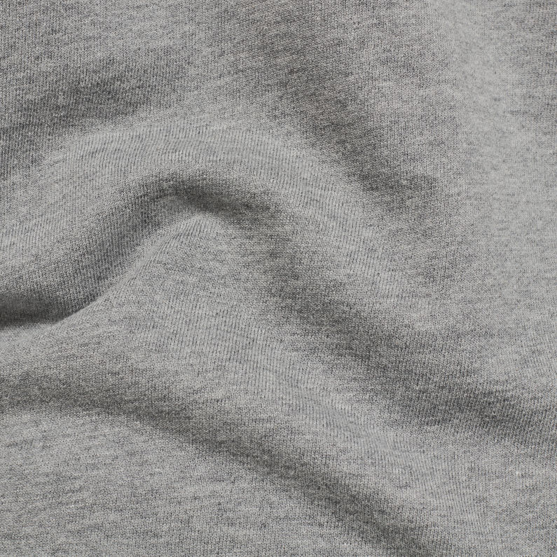 G-Star RAW® Hamburger Logo Sweater Grijs fabric shot