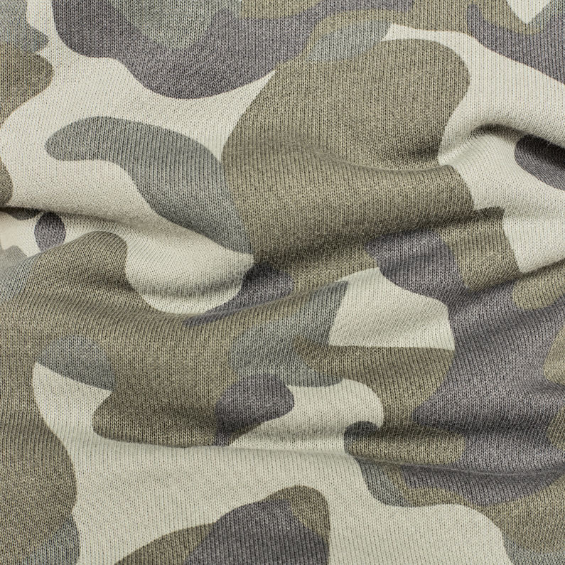 G-STAR® Brush Camo Sweatshirt Grün fabric shot