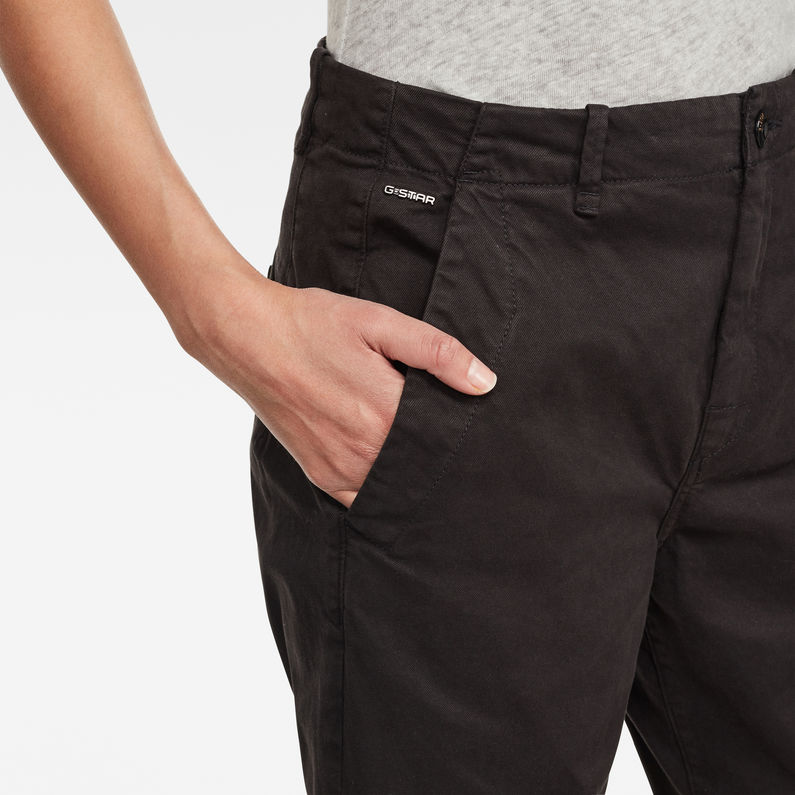 G-Star RAW® Page Boyfriend Chino Black detail shot