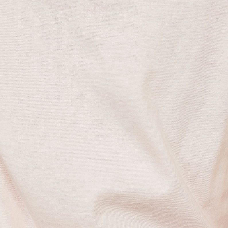 G-Star RAW® GRAW Outline GR Top Pink fabric shot