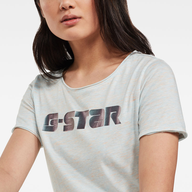 G-Star RAW® GSTAR GR Mysid Optic Slim Top White detail shot