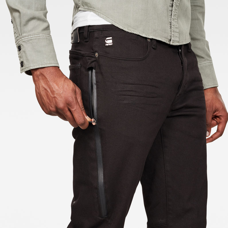 G-Star RAW® Citishield 3D Slim Tapered AC  Jeans Zwart