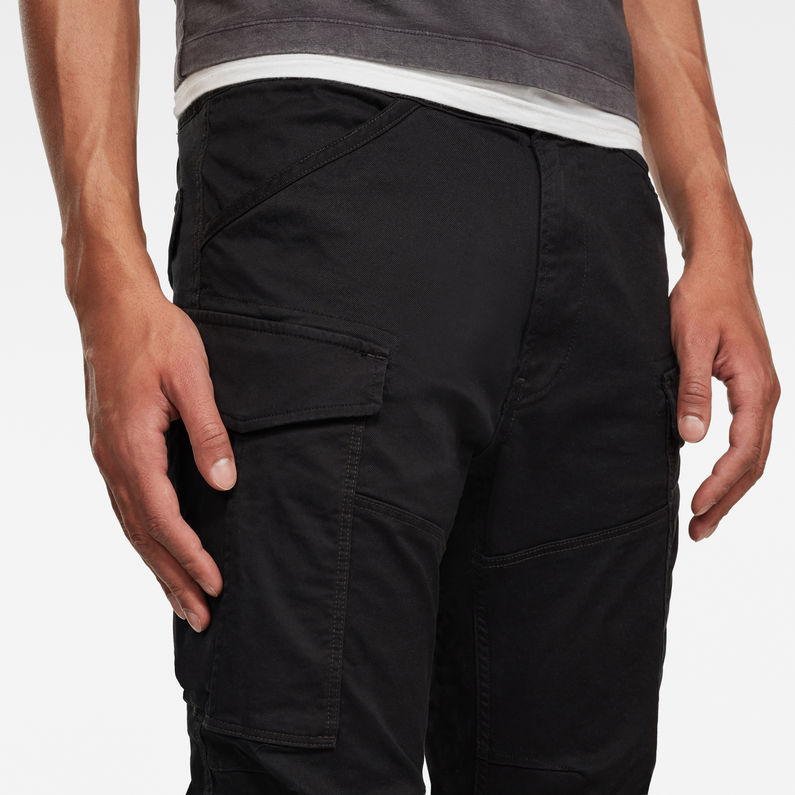 G-Star RAW® Pantalon de survêtement Rovic Slim Noir detail shot