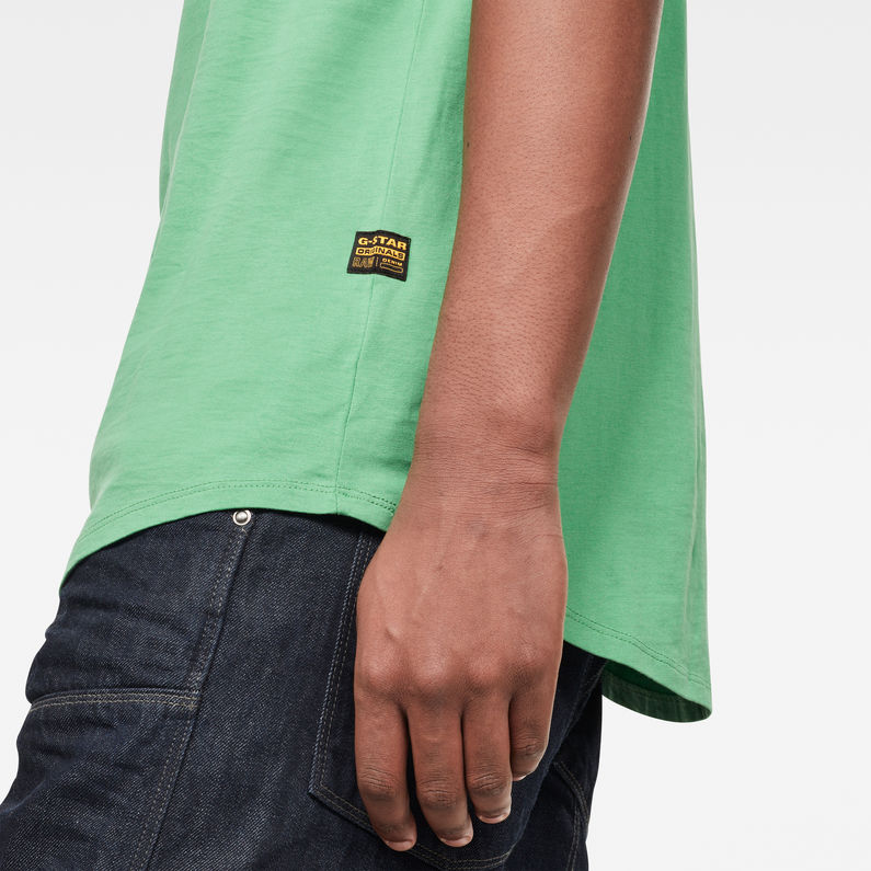 G-Star RAW® Lash T-Shirt Groen detail shot