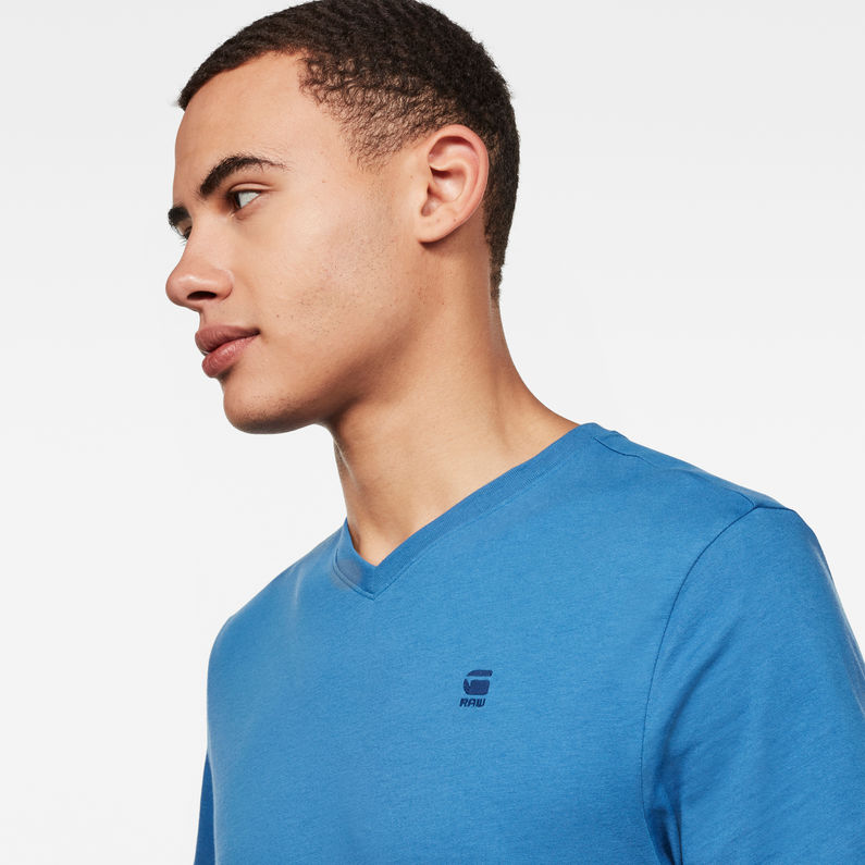 G-Star RAW® Base-S T-Shirt Medium blue detail shot