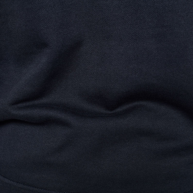 G-Star RAW® Hamburger Logo Sweater Medium blue fabric shot