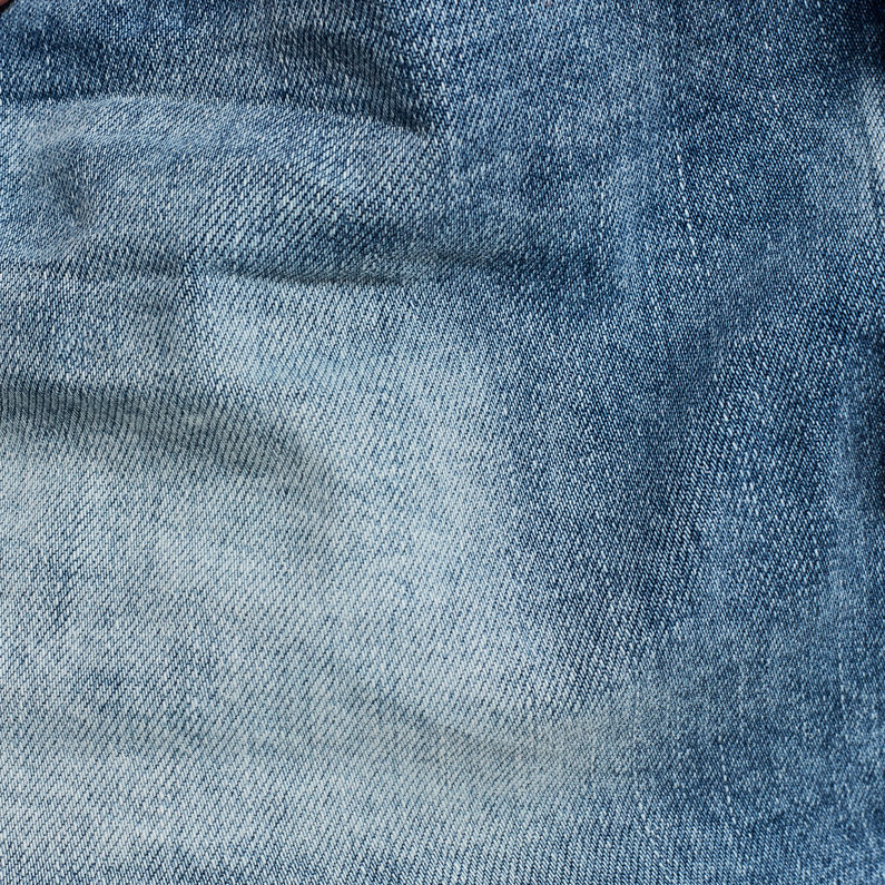G-Star RAW® Shorts Kafey Ultra High Hotpants Raw Edge Bleu clair fabric shot