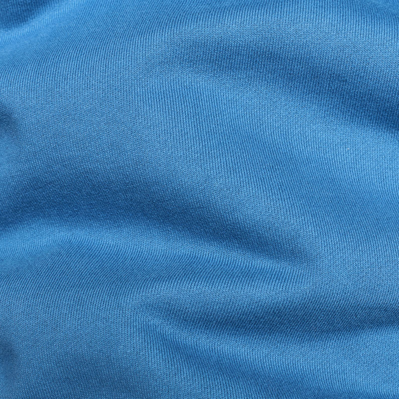 G-Star RAW® Chest Logo GR Sweater Medium blue fabric shot