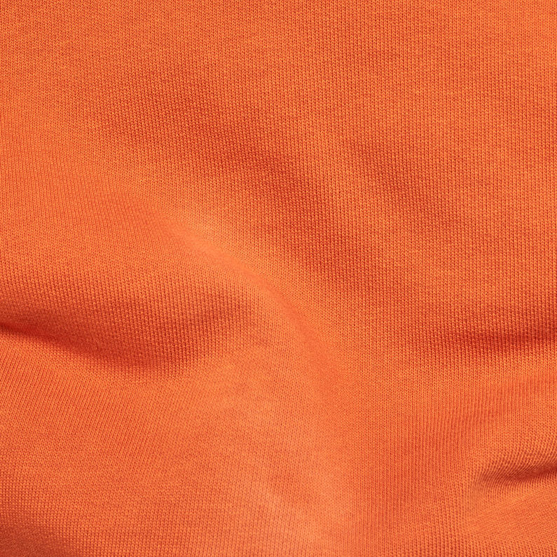 G-Star RAW® Max Graphic Hooded Sweater Orange fabric shot