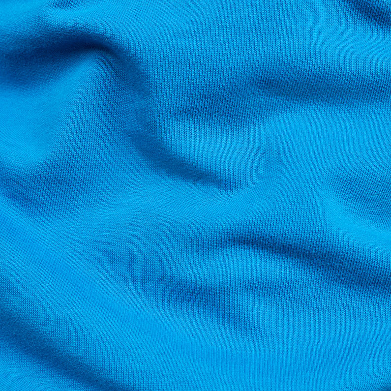 G-Star RAW® Max Graphic Sweatshirt Mittelblau fabric shot