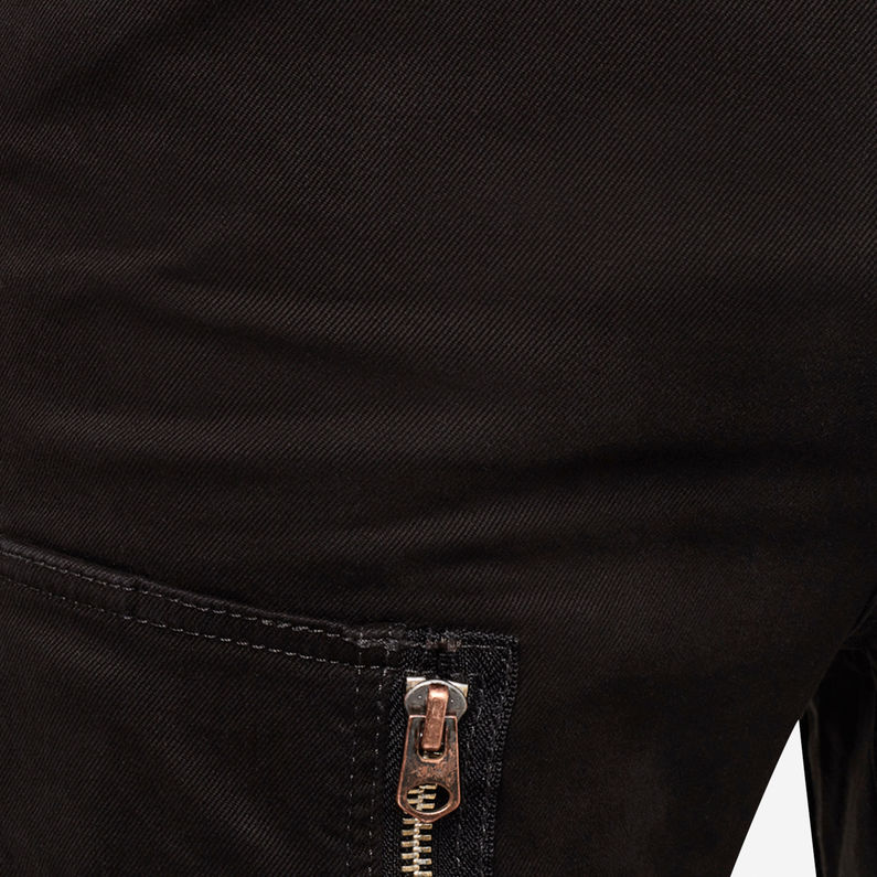 G-STAR® Flight cargo 3D skinny Black detail shot