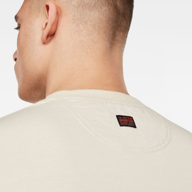 G-Star RAW® Max Graphic T-Shirt Weiß detail shot