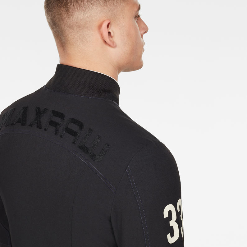 G-Star RAW® Max Graphic Overshirt Black detail shot