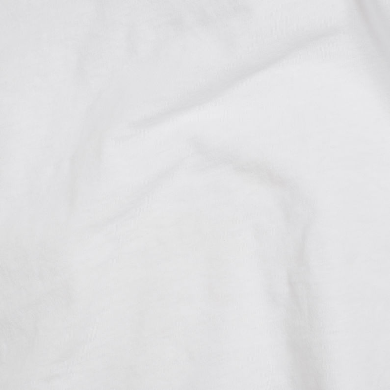 G-Star RAW® Silber Funnel Top White fabric shot