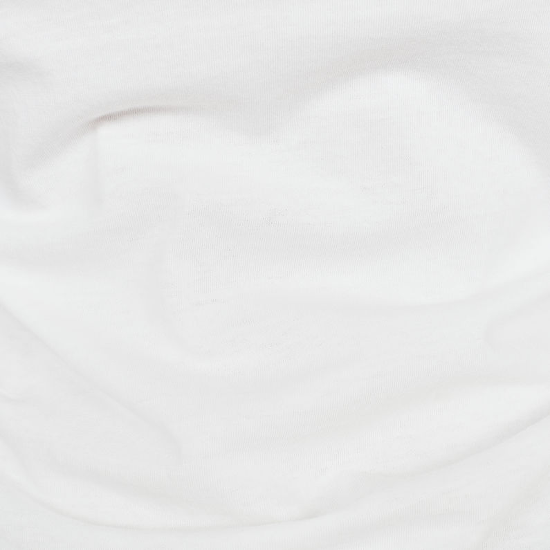 G-Star RAW® Débardeur Mesh Optic Slim Blanc fabric shot