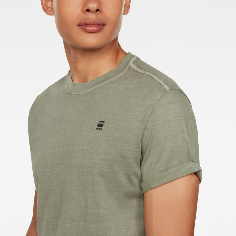 G-Star RAW® Lash T-Shirt Green detail shot