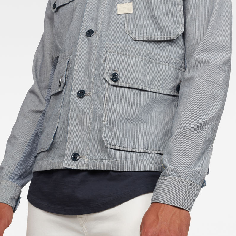 G-Star RAW® Field PM Overshirt Light blue detail shot
