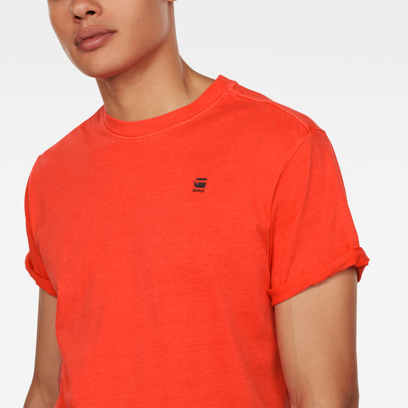 G-Star RAW® Lash T-Shirt Orange detail shot