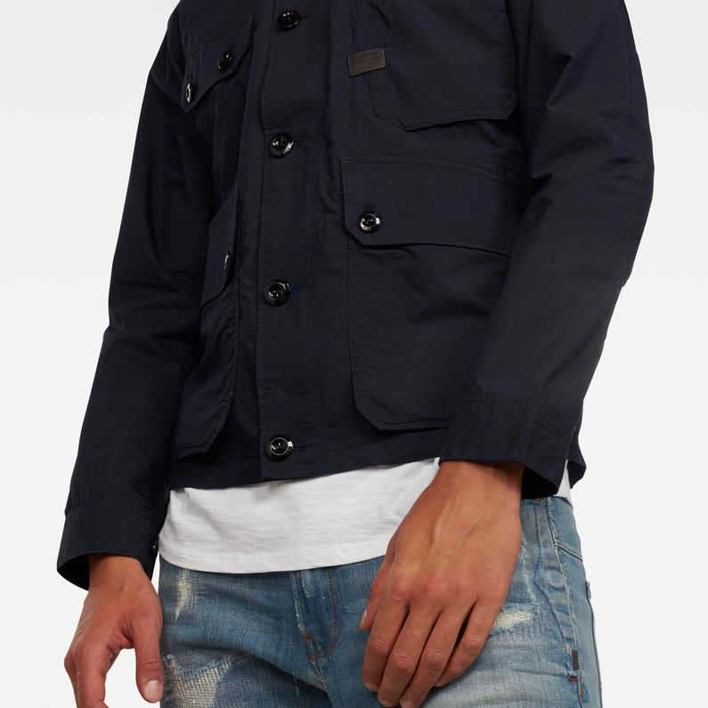 G-Star RAW® Field Indoor Jacket ダークブルー detail shot