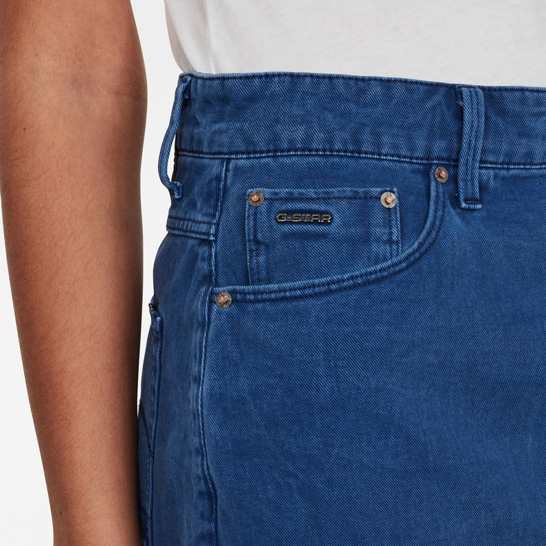 G-STAR® 3301 High Mini Skirt Ripped Edge Medium blue