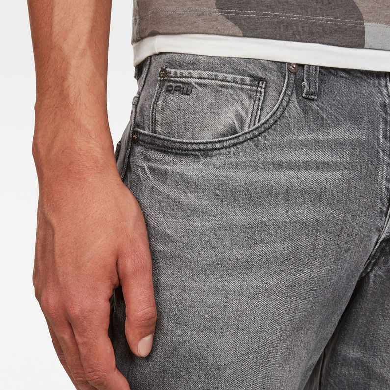 G-STAR® 3301 Denim Shorts Schwarz detail shot