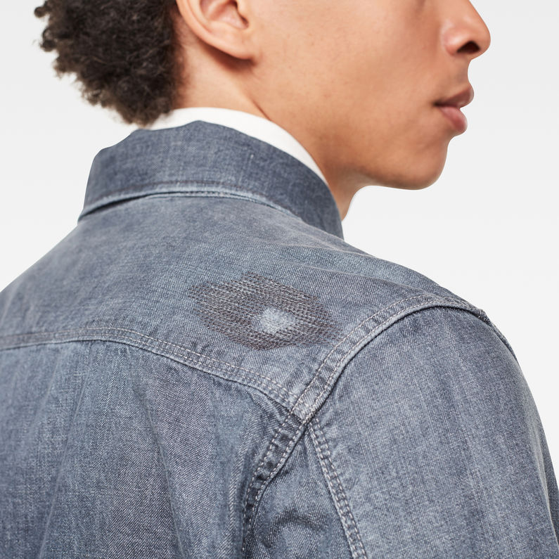 G-Star RAW® Arc 3D Slim Jacket Grey detail shot