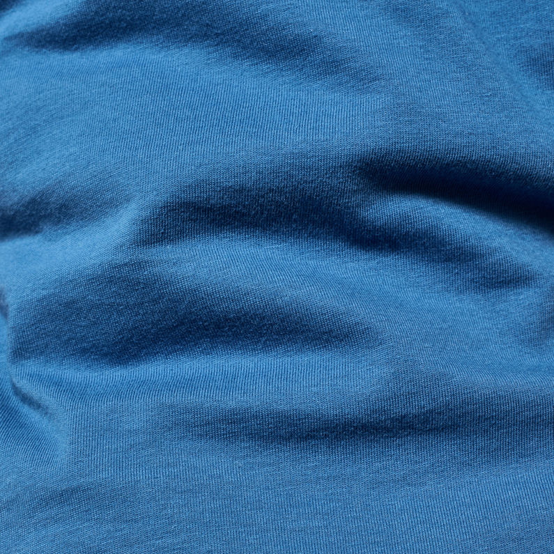 G-Star RAW® T-shirt Base-S Bleu moyen fabric shot