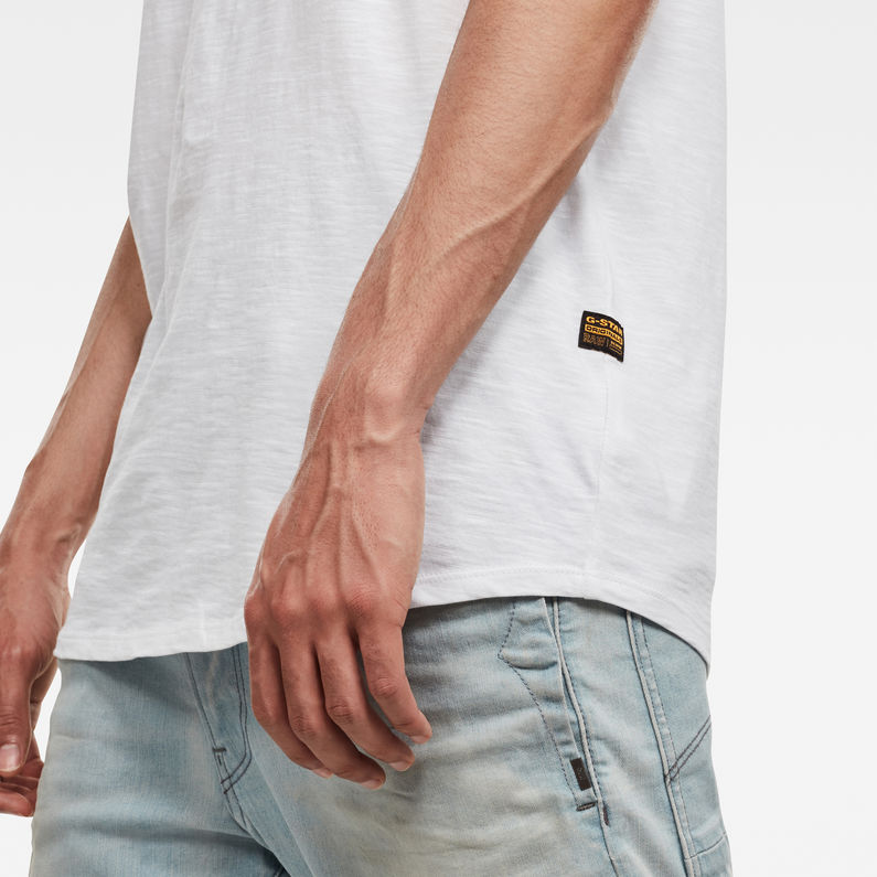 G-Star RAW® Baseball T-Shirt White detail shot