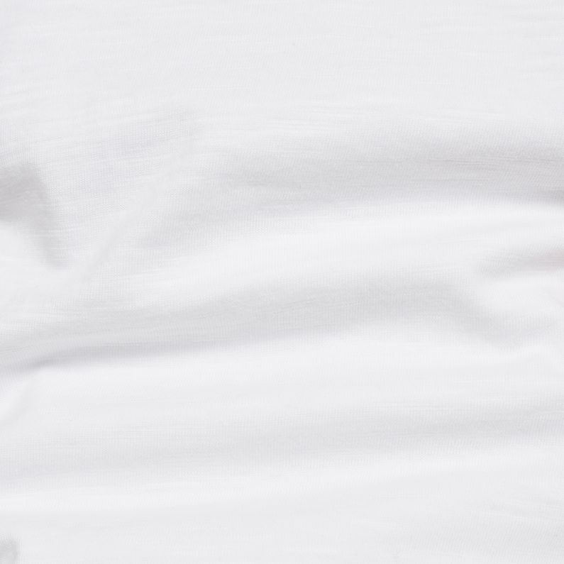 G-Star RAW® Baseball T-Shirt White fabric shot