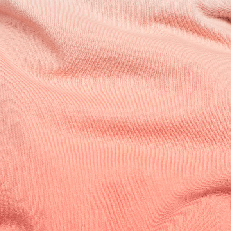 G-Star RAW® Logo GR Dip Dye T-Shirt Pink fabric shot
