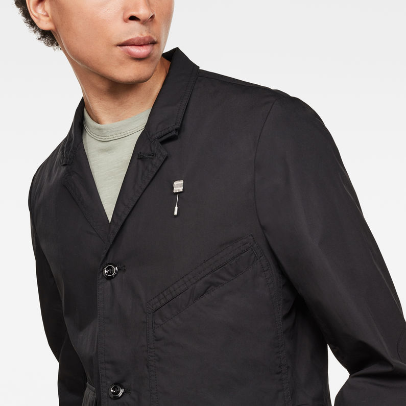 G-STAR® Utility 4-button Blazer Black detail shot