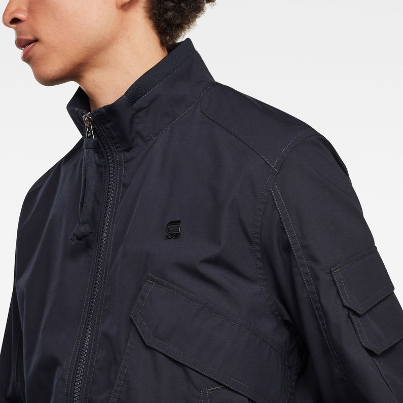 G-STAR® Haworx Bomber Jacket Dark blue detail shot