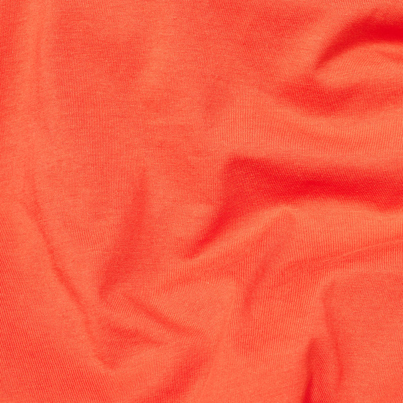 G-Star RAW® Big Logo Back GR T-Shirt Orange fabric shot