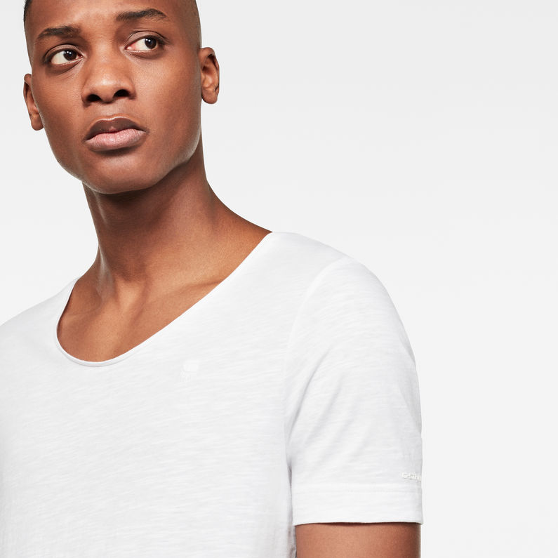 G-Star RAW® Alkyne Slim T-Shirt White detail shot