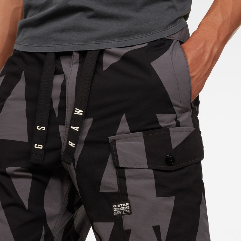G-Star RAW® Front Pocket Sport Shorts Black detail shot