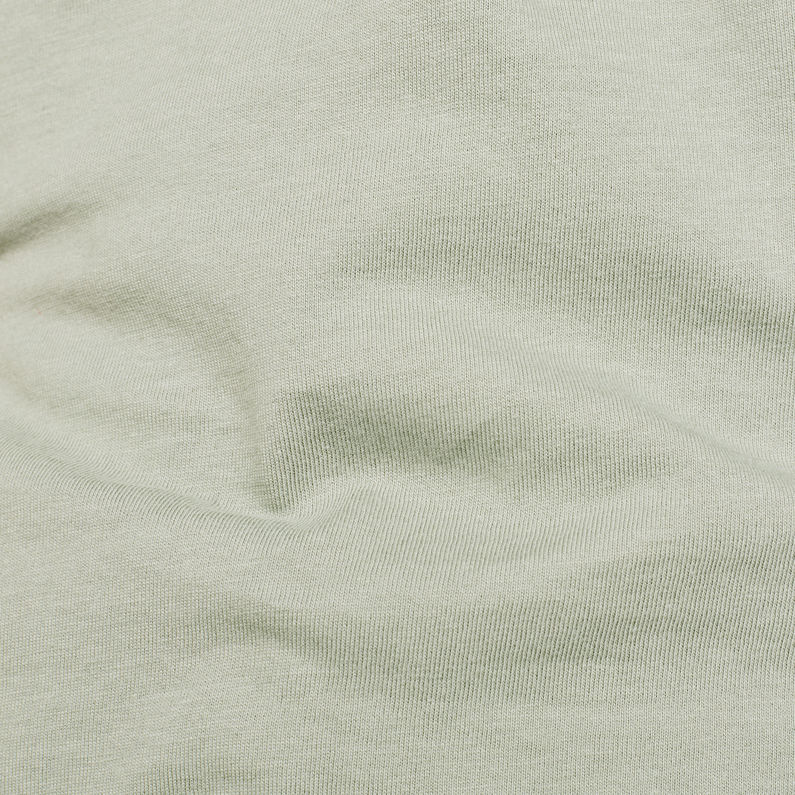 G-Star RAW® Flag Text GR Slim T-Shirt Green fabric shot