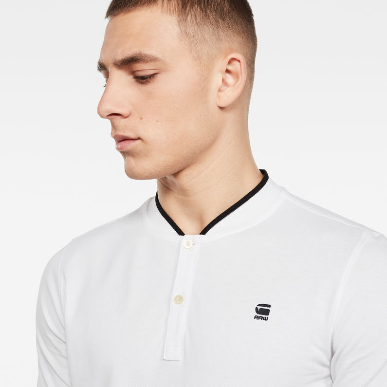 G-STAR® Polo Sport Collar Slim Blanc